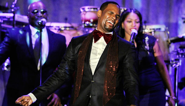 R. Kelly is up for the Ashford & Simpson songwriter's award and album of the year at this year's Soul Train Awards, bringing his career total to 21. He's the most nominated act ever, but he'll have to battle Usher, who leads with five. /AP Photo/Mark J. Terrill, file