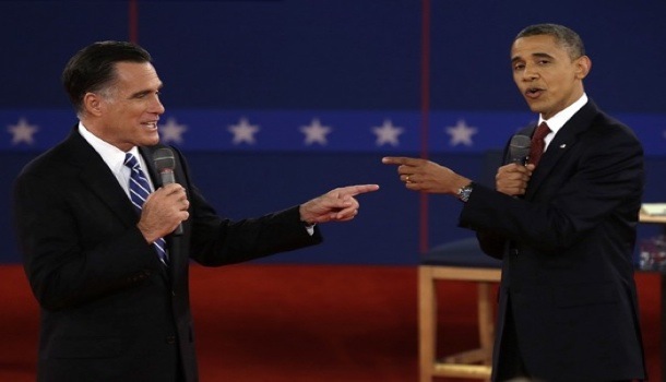 Barack Obama and Mitt Romney