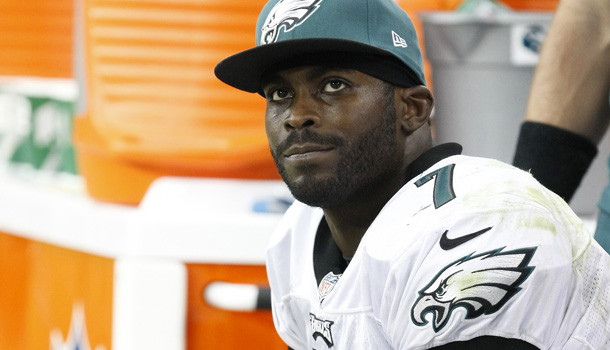 Philadelphia Eagles quarterback Michael Vick released a statement Thursday, Oct. 11, 2012 confirming his family has a dog. /AP Photo/Rick Scuteri