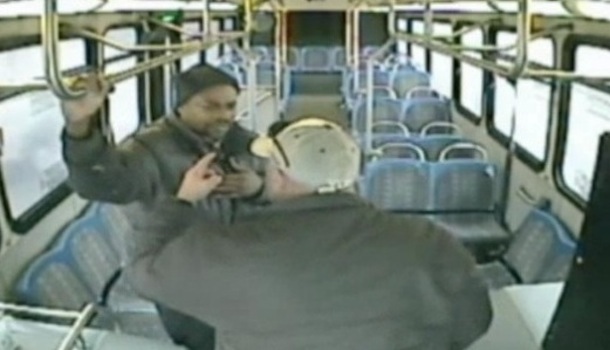 A bus driver in Lincoln City, Oregon has been fired after surveillance video footage showed him pummeling a passenger repeatedly, according to TheGrio. The incident, which took place late last month, involved StarTran bus driver Troy Fischer and an unidentified 40-year-old man. Fischer punched the man 18 times in the video, threw him onto the floor, then dragged him out of the bus and drove off.